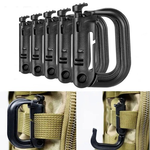 5pcs plastic ring tactical - plastic, d-ring