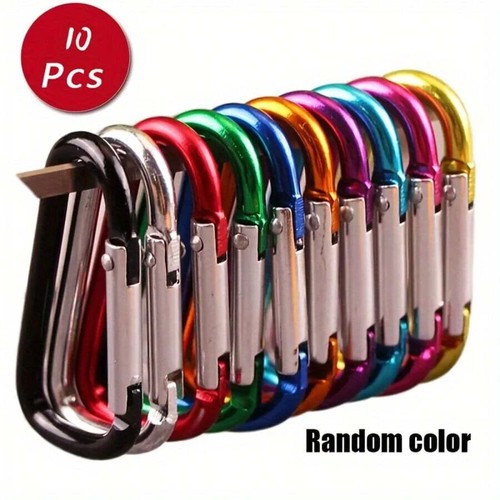 Carabiner clips 10pcs aluminum - carabiner,
