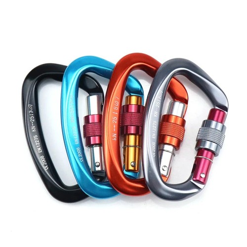 2pc 25kn carabiner clip hook - clip,