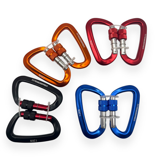 2pc 12kn carabiner clip hook - 2pc,