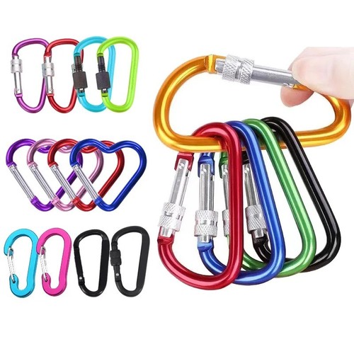 Heavy duty carabiner clip - 6x,