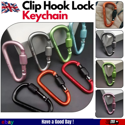 Carabiner clip screw hook - carabiner, d