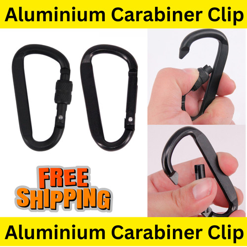 7cm aluminium carabiner ring - 7cm,