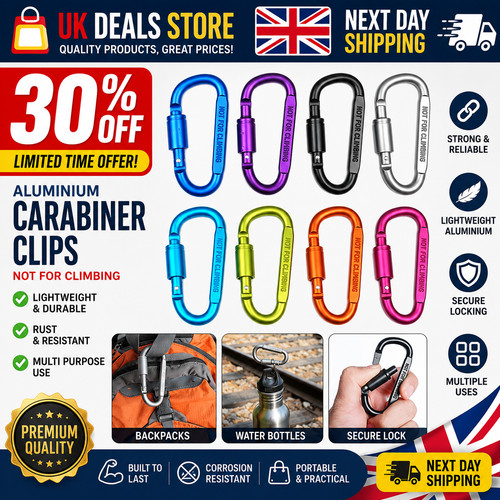 Heavy duty 8cm carabiner - carabiner, clip