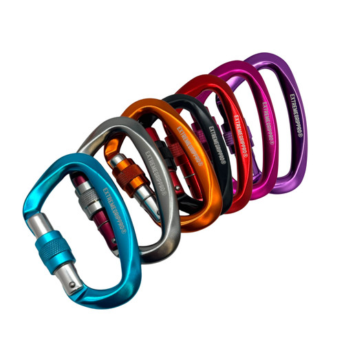 2pc 25kn carabiner clip - 25kn,