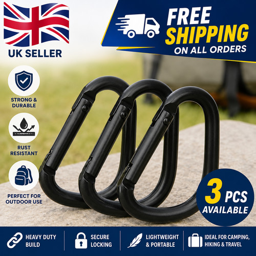 Heavy duty ring carabiner - heavy,